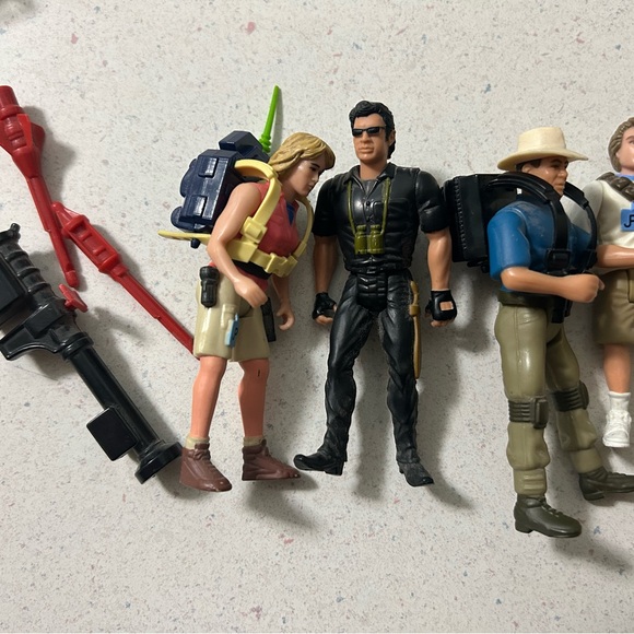 Jungle Explorer Jeep Complete Jurassic Park 1993 + Figures & Extras - Picture 5 of 7